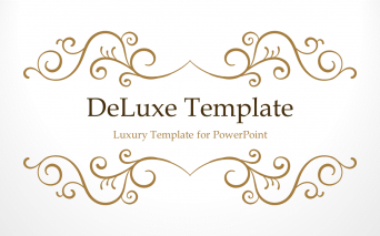 高級感を演出したいときに使いたい！無料パワポテンプレート　DeLuxe – Luxury PowerPoint Template