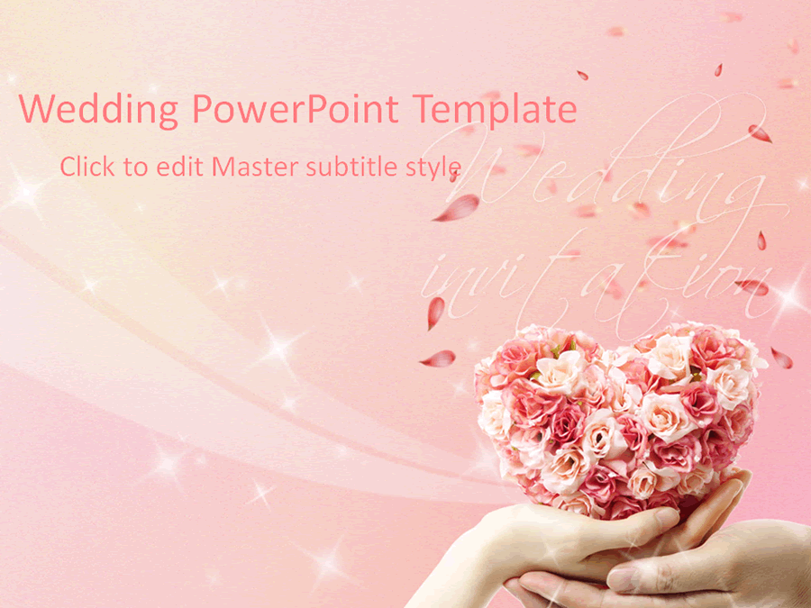 ウェディング関連で使える 無料パワポテンプレート Free Wedding Powerpoint Template おしゃれパワーポイント無料テンプレート