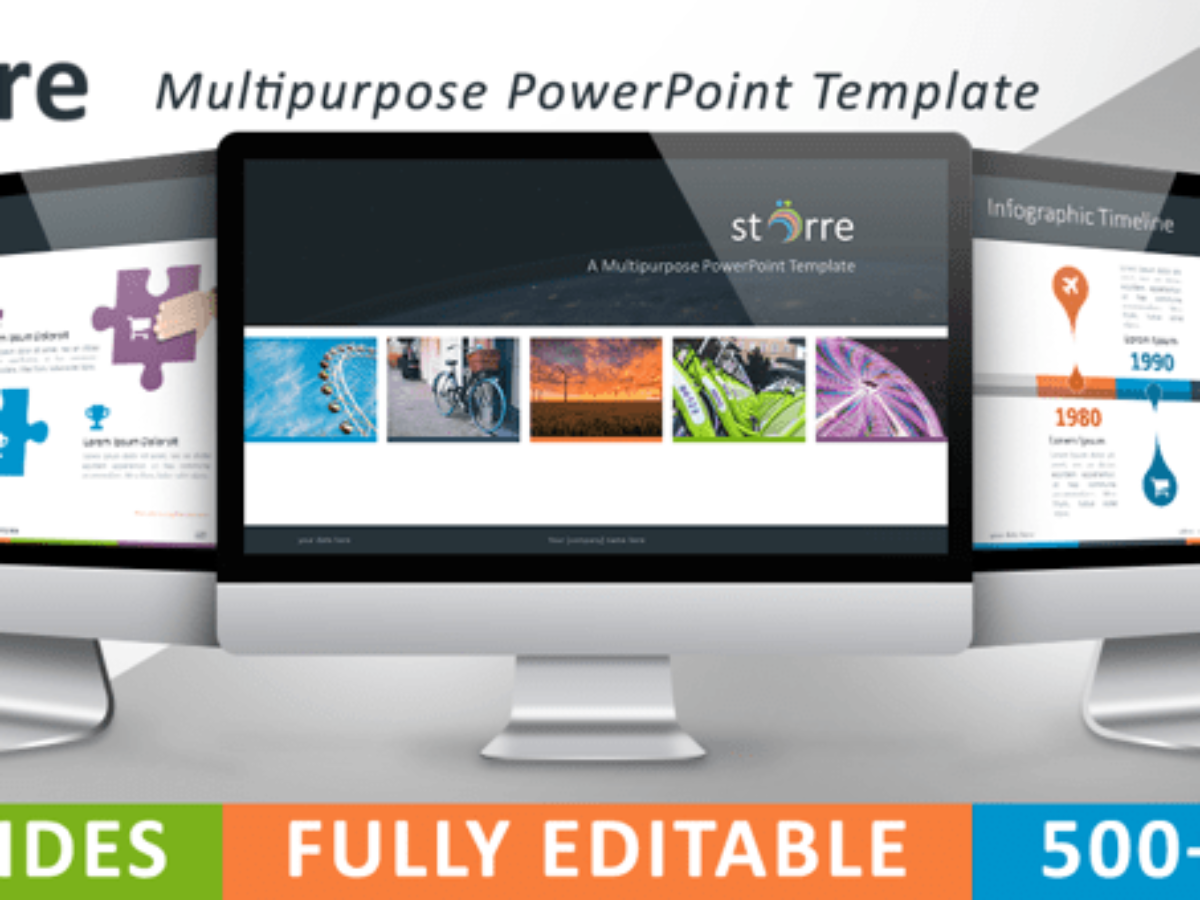 目を疑うほど豪華でハイクオリティなパワーポイントテンプレート Storre Multipurpose Powerpoint Template おしゃれパワーポイント無料テンプレート