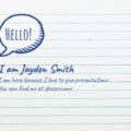 手書きのノートをモチーフにした無料パワーポイントテンプレート